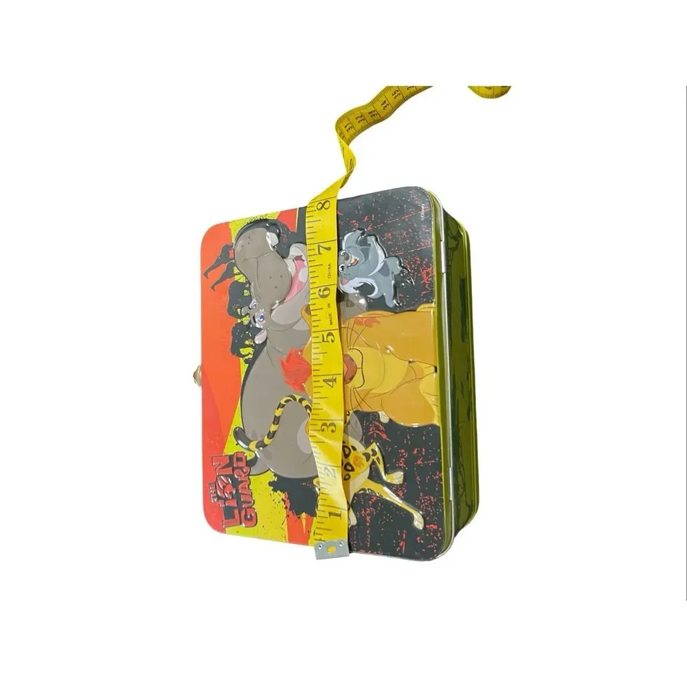 The Lion Guard Hippo Cheetah Zoo Animals Disney 3D Metal Lunch Box With Puzzle